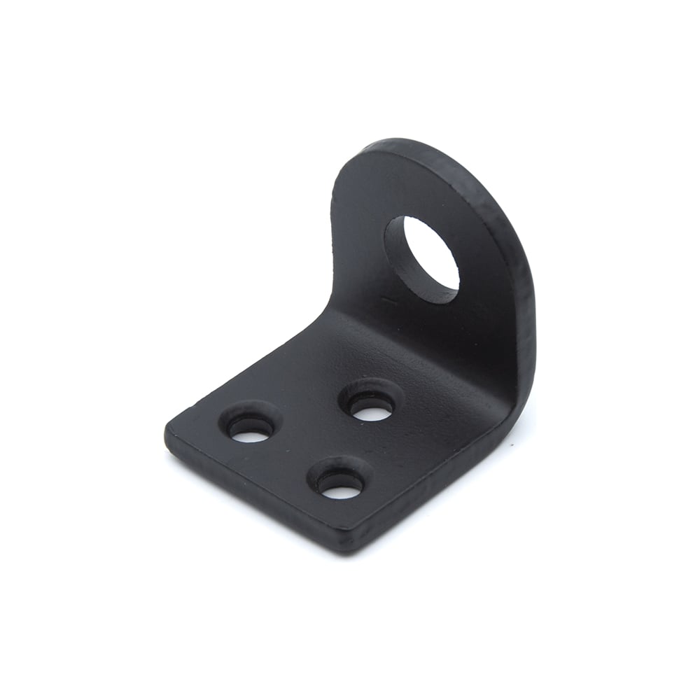 Изображение товара Проушина усиленная Дверной Страж 45x45x40 угловая толщ. 5 мм черный ДС74220