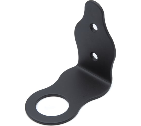 Изображение товара Проушина угловая фигурная Дверной Страж 80x80x45 чёрная ДС74210