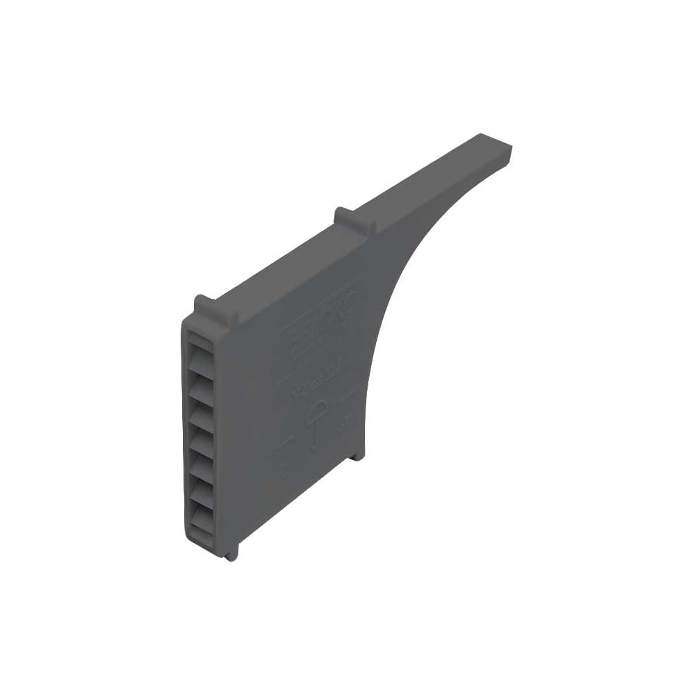 Изображение товара Вентиляционная коробочка Bricko V-Box 115 60x10x115 серый ПВХ коробка 120 шт