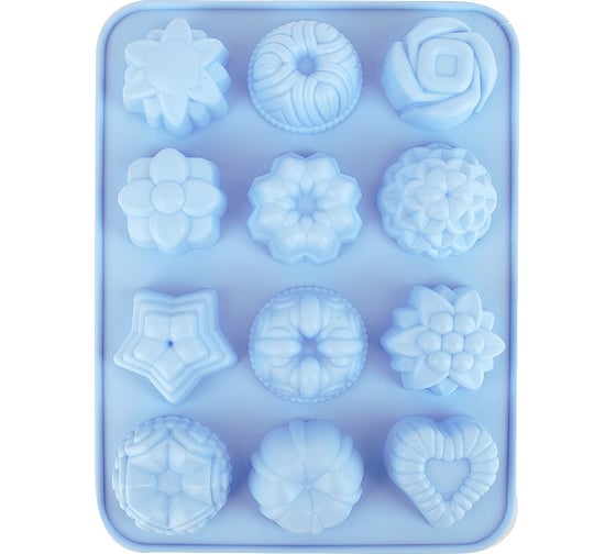 Изображение товара Форма для льда и шоколада Nouvelle 12 ячеек, mix, 21,5x16 см 9902447-4