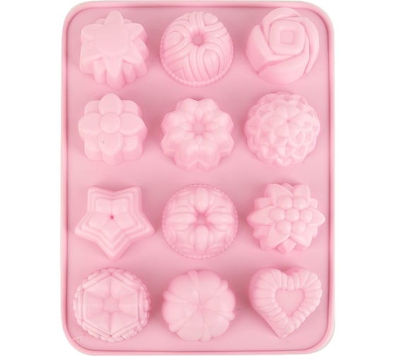 Изображение товара Форма для льда и шоколада Nouvelle 12 ячеек, mix, 21,5x16 см 9902447-1