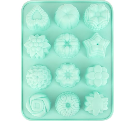 Изображение товара Форма для льда и шоколада Nouvelle 12 ячеек, mix, 21,5x16 см 9902447-2