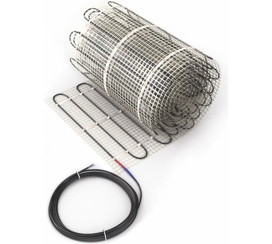 Изображение товара Греющий двужильный мат Hemstedt DH-10 м2, 150 Вт/м2 30751-1500