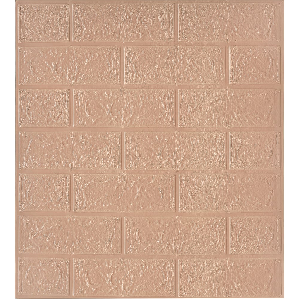 Изображение товара Мега комплект 3D панелей для стен LAKO decor 20 шт, кирпич кофе, 50x55 см, влагостойкие