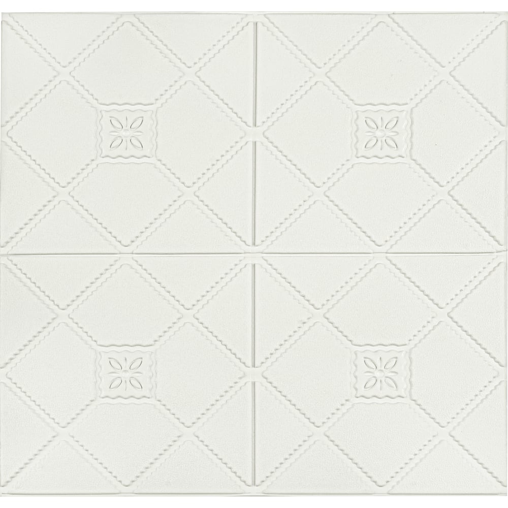 Мега комплект 3d панелей для потолка LAKO 20 шт, цвет белый 3, 70x70 см, толщина 5 мм LKD-85-04-511-KO-MEGA20
