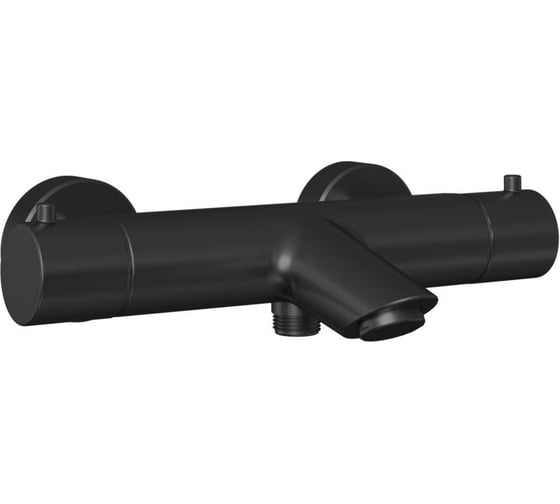 Изображение товара Смеситель для ванны Paini Cox с термостатом, черный матовый покрытие PVD 31732