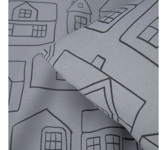 Изображение товара Комплект постельного белья Guten Morgen бязь, рис.1146, The commotion, 1.5 спальный, с наволочкой 70x70 см ПБ-1146-143-150-70