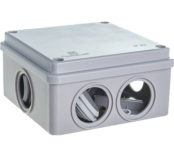 Изображение товара Распределительная коробка Промрукав для о/п безгалогенная HF атмосферостойкая 100х100х50 40-0305