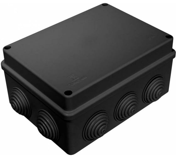 Изображение товара Распределительная коробка Промрукав для о/п безгалогенная HF черная 150х110х70 1 шт 40-0310-9005