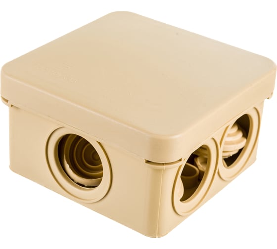 Изображение товара Распределительная коробка Промрукав 40-0200-1001 для о/п безгалогенная HF сосна 70х70х40 1 шт 40-0200-1001