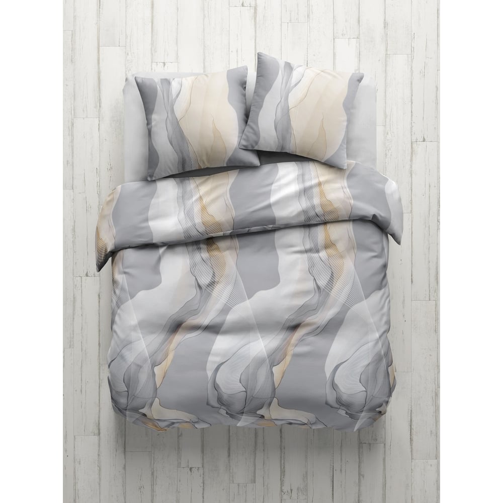 Изображение товара Комплект постельного белья Guten Morgen поплин Fog евро 70x70 см