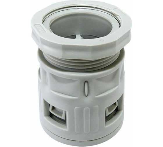 Изображение товара Вводная муфта Промрукав для гофрированных труб серая ВМ-ГТ-20 1шт PR08.3269