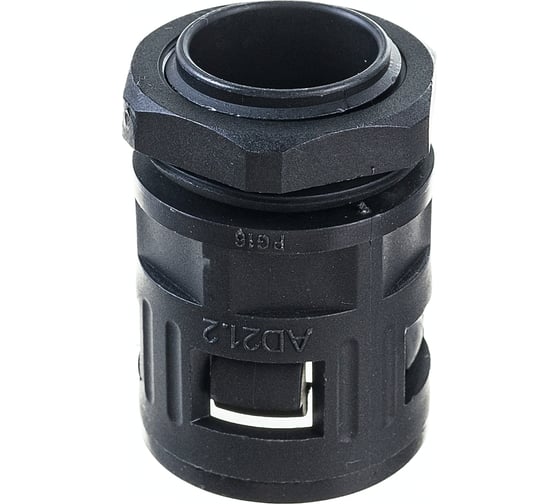 Изображение товара Вводная муфта Промрукав для гофрированных труб черная ВМ-ГТ-20 1шт PR08.3762