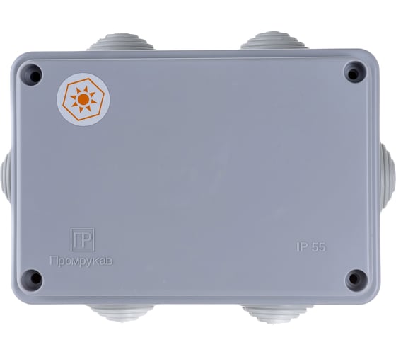 Изображение товара Распределительная коробка Промрукав для о/п безгалогенная HF атмосферостойкая 120х80х50 40-0345
