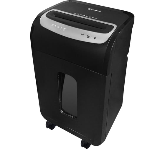 Изображение товара Уничтожитель документов ГЕЛЕОС DIN P-5, фрагмент 1,9х14мм, 24-27 лист70г/м2, CD/пластиковые карты/скрепки/скобы, 35 литров УМ35-5