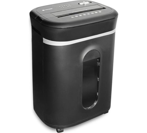 Изображение товара Уничтожитель документов ГЕЛЕОС DIN P-4, фрагмент 3,9х30 мм, 19-21 лист 70 г/м2, CD/пластиковые карты/скрепки/скобы, 28 литров УМ28-4