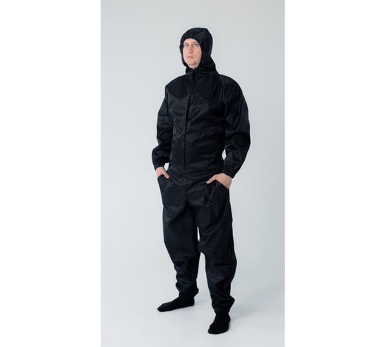Изображение товара Комбинезон для охоты/рыбалки Каспер "Смелый" чёрный, размер S/46-48, рост 158-164 26540