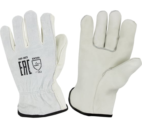 Изображение товара Перчатки кожаные комбинированные Оберон Драйвер-12 HBF-003