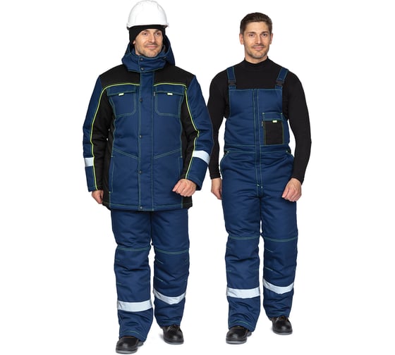 Изображение товара Костюм мужской утепленный Прабо "Бренд К" темно-синий/черный, размер 52-54, рост 170-176 32767