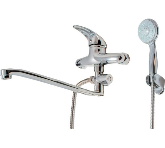 Изображение товара Смеситель для ванны stMira MIRA латунь, L-нос 30 см, поворотный дивертор 5007