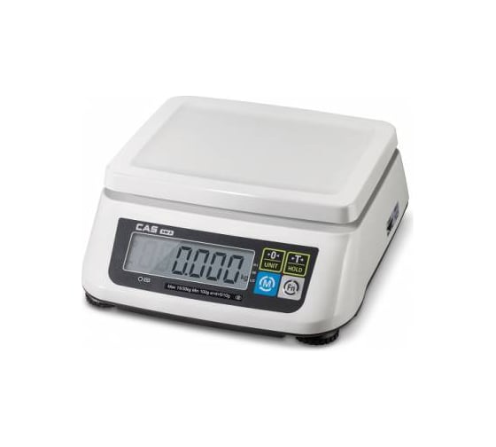Изображение товара Настольные весы CAS SWN-6 с аккумулятором 88-00002104