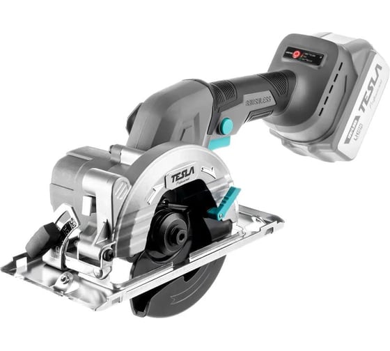 Изображение товара Аккумуляторная циркулярная пила Tesla TCS18BL 18В LiION 6000 об/мин, 125x22 мм, максимальный пропил 42 мм 834527