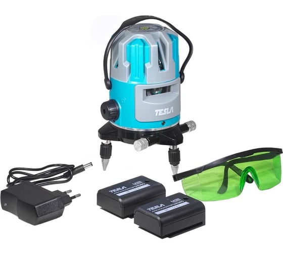 Изображение товара Лазерный уровень TESLA UR20G линейный крест 20м ±0.3мм/м зеленый луч 663149