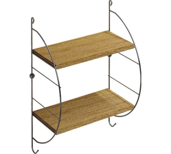 Изображение товара Полка для дома TEKNO-TEL дерево, черный MG502