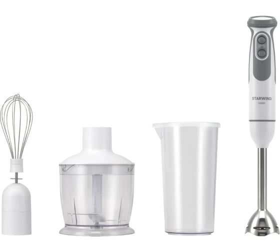 Изображение товара Блендер погружной STARWIND SBP3242 1200 Вт белый/серый 1726400