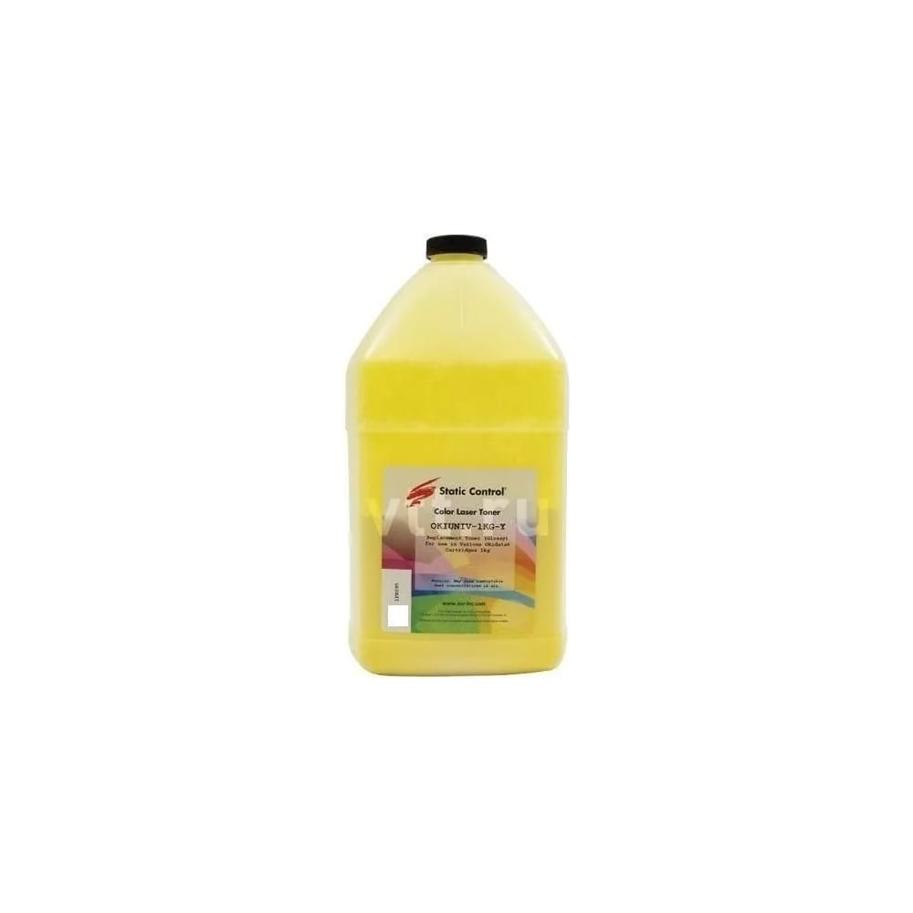Изображение товара Тонер STATIC CONTROL OKIUNIV3-1KG-Y желтый для принтера Oki 1000 г
