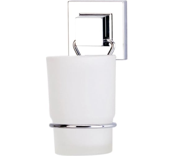 Изображение товара Подвесной стакан TEKNO-TEL самоклеящийся, хром EF274