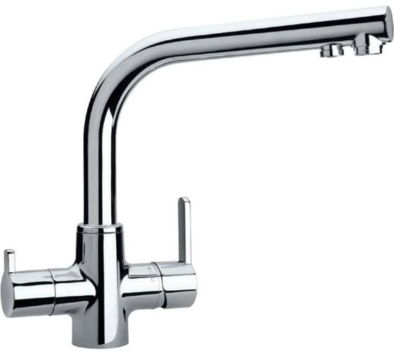 Изображение товара Смеситель для кухни Paini Arena с подключением к фильтру питьевой воды, высокий излив, хром 22884