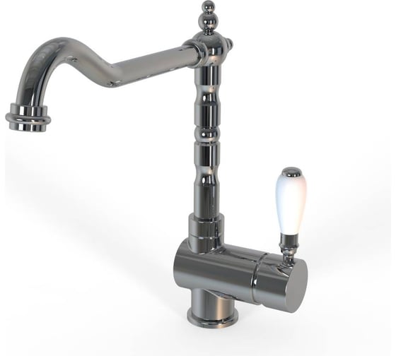 Изображение товара Смеситель для кухни Paini Cox поворотный, высокий излив, хром 23629