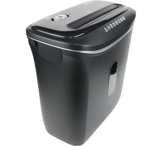 Изображение товара Уничтожитель документов ГЕЛЕОС DIN P-5, фрагмент 1,9х12мм, 5-6 лист70г/м2, пл. карты/скобы, 14 литров, УД14-5