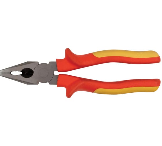 Изображение товара Комбинированные плоскогубцы "Электро-2" FIT 1000 В прорезиненные ручки 160 мм 50773