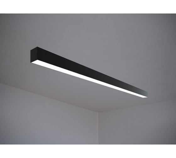 Изображение товара Светильник светодиодный накладной Modaline N55 (1.25м, 27Вт, 3000К, черный) MLN55125B23