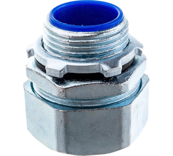 Изображение товара Вводная муфта Промрукав для металлорукава ВМ-20 РКн-20 3/4", гайка под рожковый ключ 1шт PR08.3777