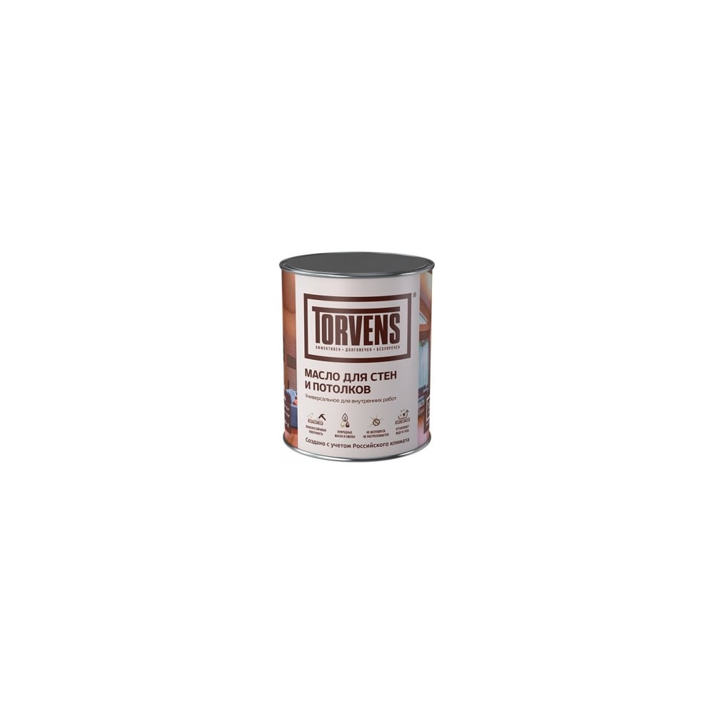 Изображение товара Масло для стен и потолков Torvens Орех, 5 л 00-00026776