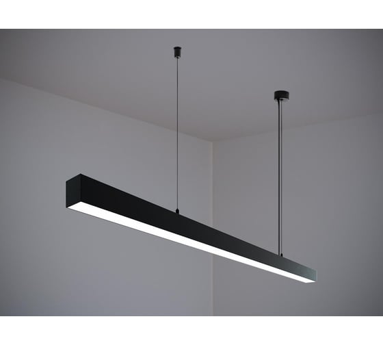 Изображение товара Светильник светодиодный подвесной Modaline P55 (1.25м, 27Вт, 3000К, черный) MLP55125B23