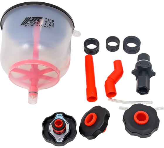 Изображение товара Набор для заправки охлаждающей жидкости с универсальными адаптерами 7810 JTC 859767