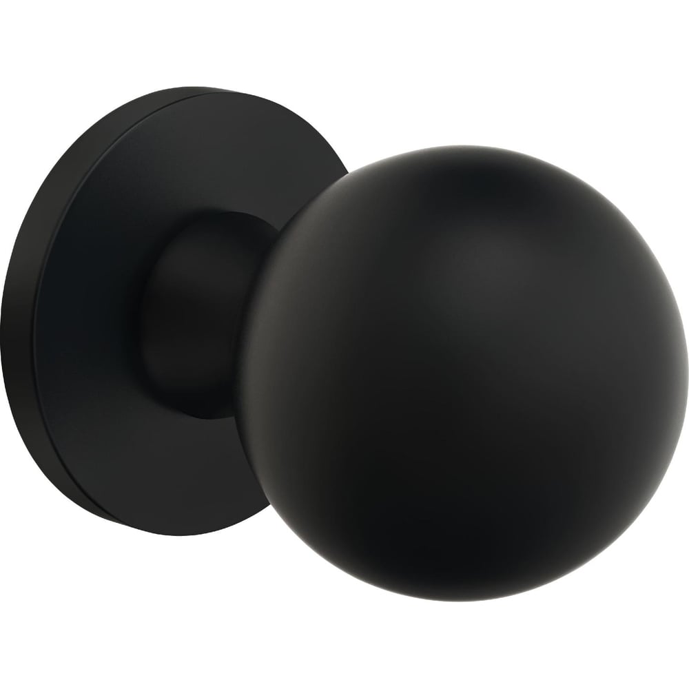 Изображение товара Комплект ручек Аллюр SFERA BL для межкомнатных дверей матовый черный