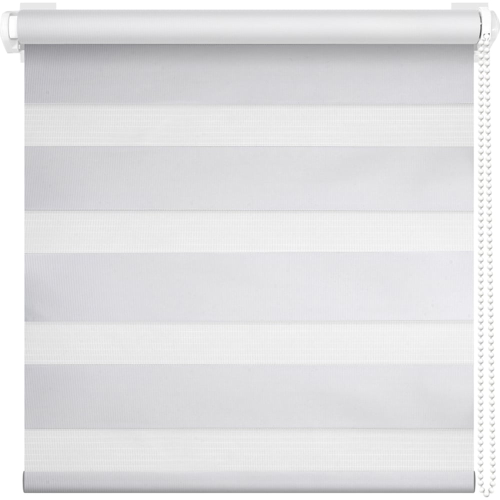 Изображение товара Рулонная штора Мидлайт 78x150 Белая с функцией день-ночь и монтажом без сверления