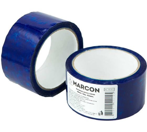 Изображение товара Клейкая лента MARCON синяя, 50 метров 48.50.С