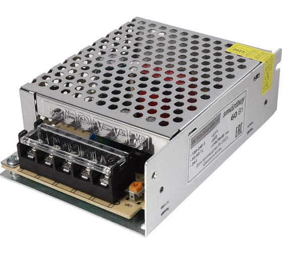 Изображение товара Драйвер Smartbuy LED IP20-60W, для LED ленты, 24V SBL-IP20-Driver-24V-60W