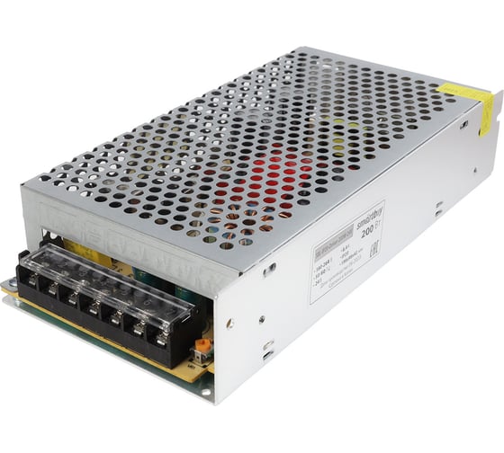 Изображение товара Драйвер Smartbuy LED IP20-200W, для LED ленты, 24V SBL-IP20-Driver-24V-200W