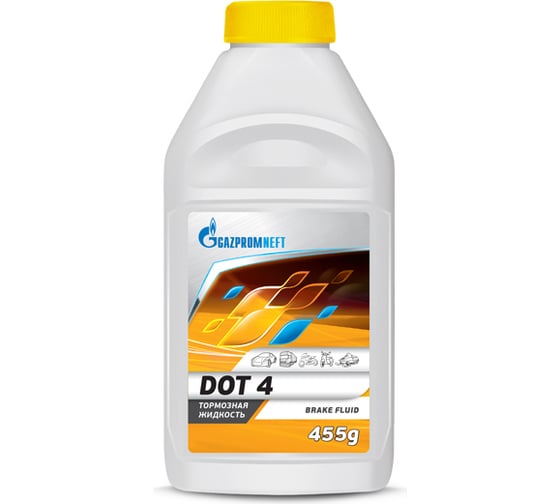 Изображение товара Тормозная жидкость Gazpromneft DOT-4 0.455 кг 2451500365