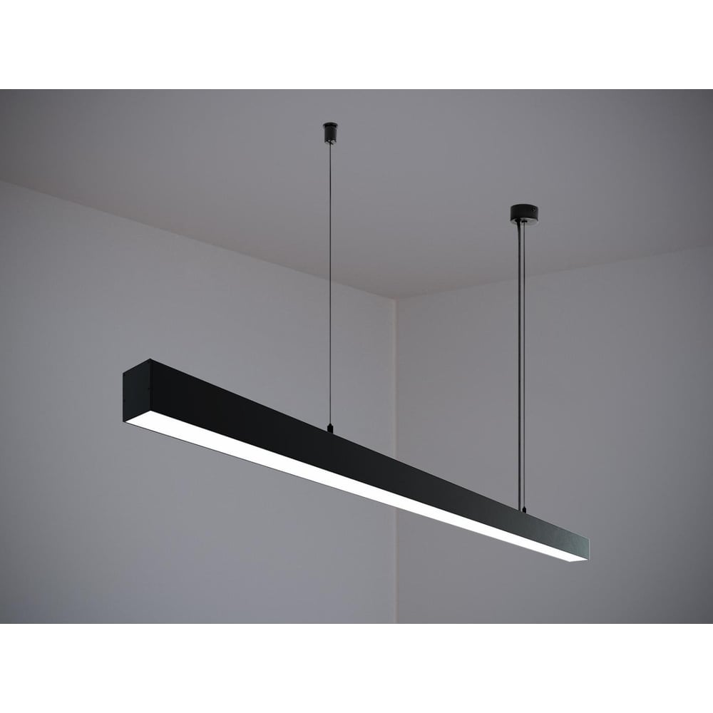 Изображение товара Светильник светодиодный подвесной MLP P55 66 Вт 4000К 3м IP40 черный