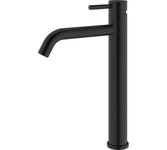 Изображение товара Смеситель для умывальника высокий RUSH Melos черный SUS1101-12Black