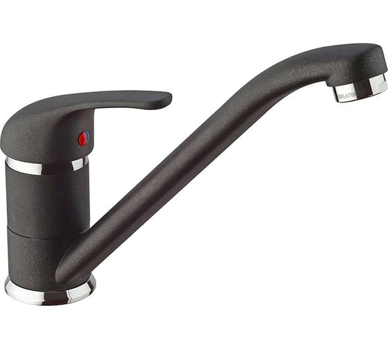 Изображение товара Смеситель для кухни Paini Jolly поворотный излив, черный матовый 23496