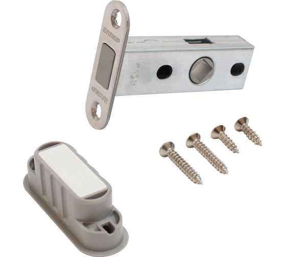 Изображение товара Магнитная защелка Аллюр АРТ L45-8M-R18 SN матовый никель, б/ручек 16714